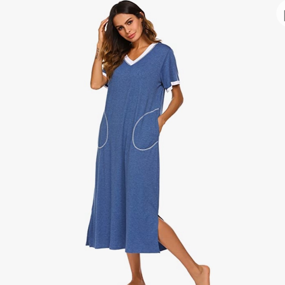 Blue Sleep Dress 📦 (S-16| L-31)
